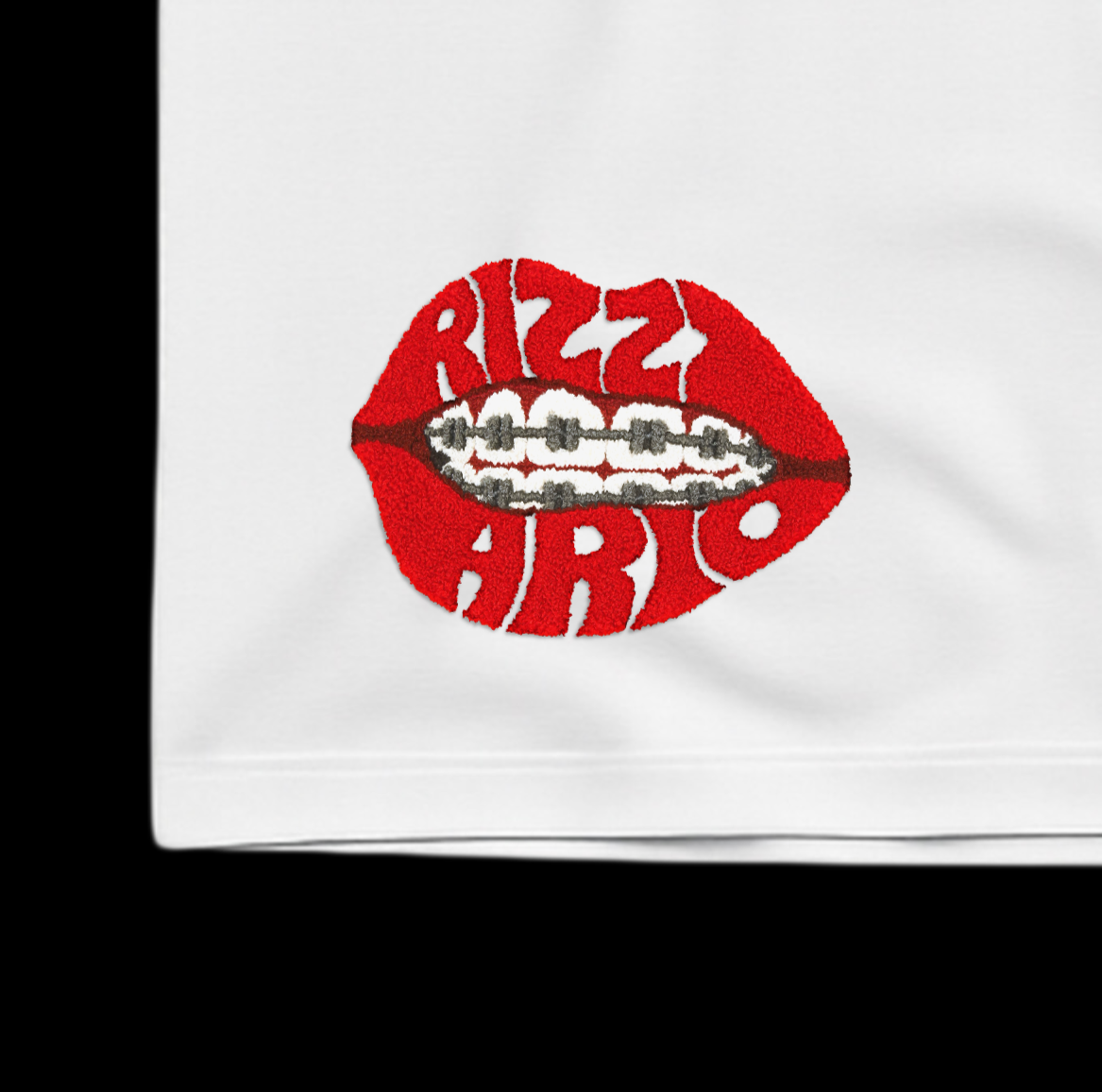 Red and white Oversized T-shirt