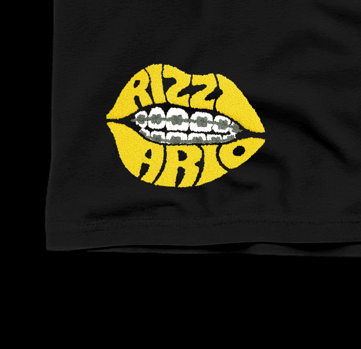 Black and yellow Oversized T-shirt